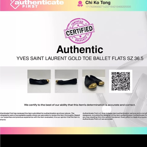 VINTAGE YSL EVELYN BLACK SUEDE GOLD TOE CAP FLATS SIZE 6.5 VERY WORN. - Picture 11 of 12